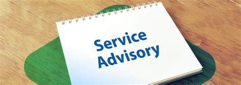 Customer Service Advisory .
